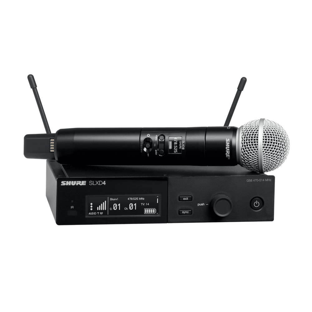 Micro Hf main – Shure SLXD/SM58